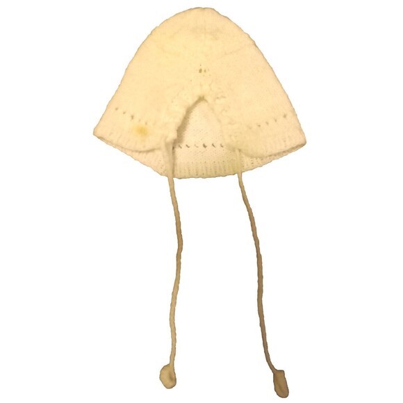 Vintage Childs Acrylic White Snowsuit W/ Hats Gloves Sweater Pants For Toddler - Picture 3 of 16